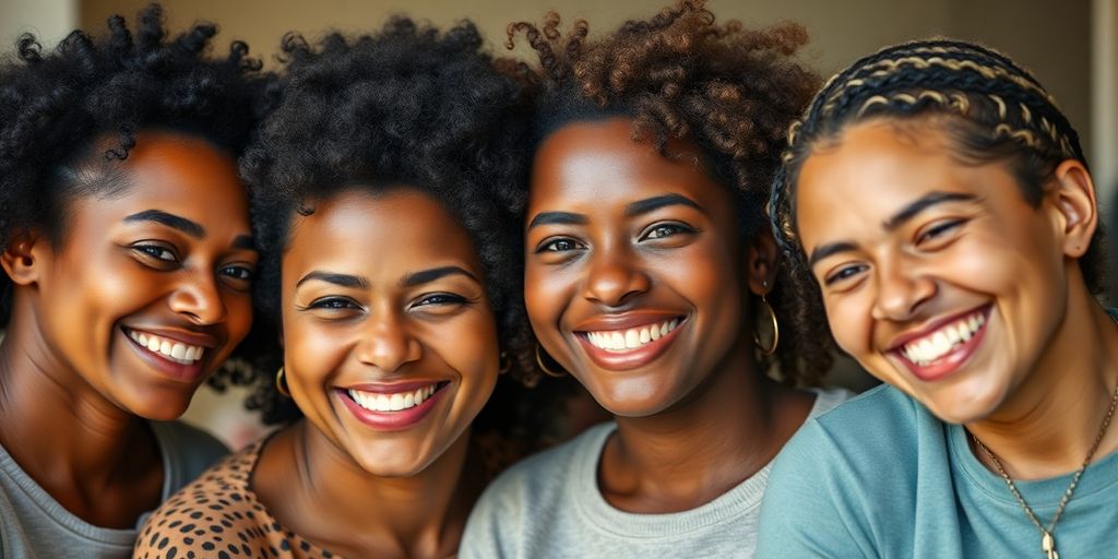 Pessoas sorrindo, simbolizando a mudança através da doação.
